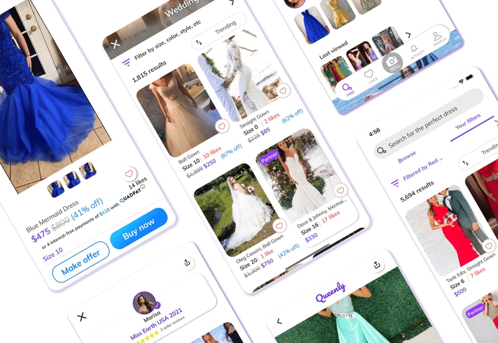 Queenly, a resale marketplace and search engine for formalwear, has raised $6.3 million in funding led by Andreessen Horowitz, bringing its total funding to date to $7.1 million.