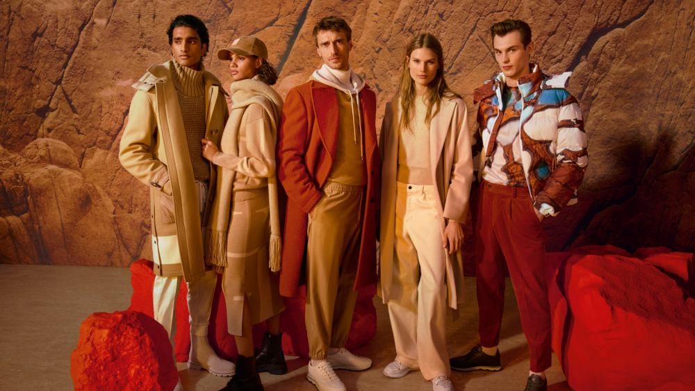 Looks from Hugo Boss' fall 2021 collection.