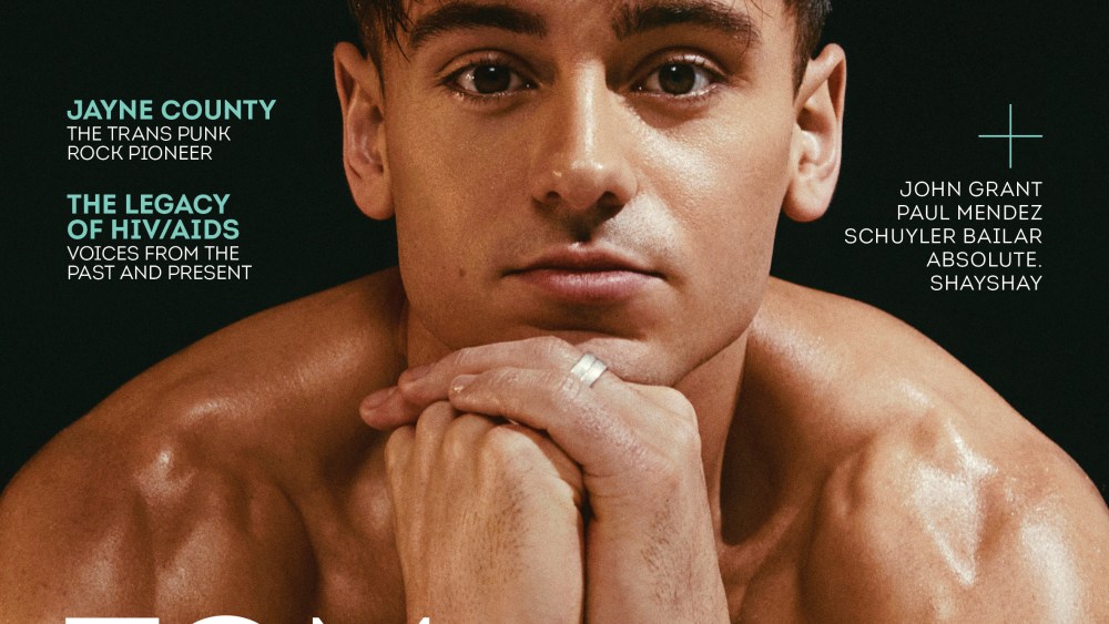 Tom Daley on the cover of Attitude magazine