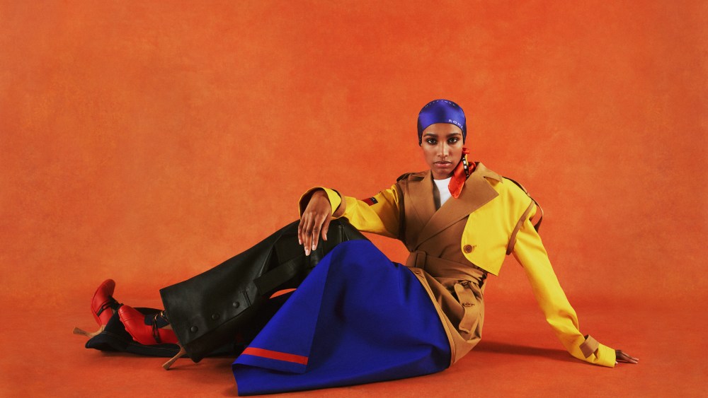 A campaign image from the Tommy x Romeo capsule collection.