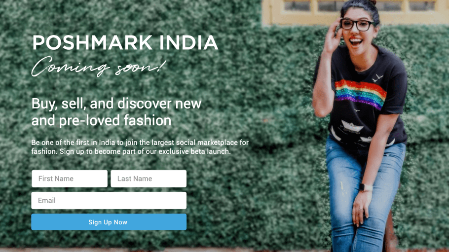 Poshmark is opening its peer-to-peer fashion shopping experience to its biggest potential audience yet, expanding its platform to India.