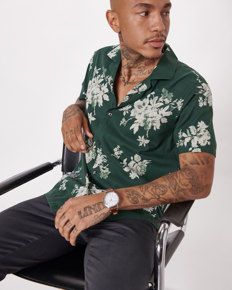 Abercrombie & Fitch debuted a wedding guest collection for men and women in partnership with wedding planning platform The Knot.