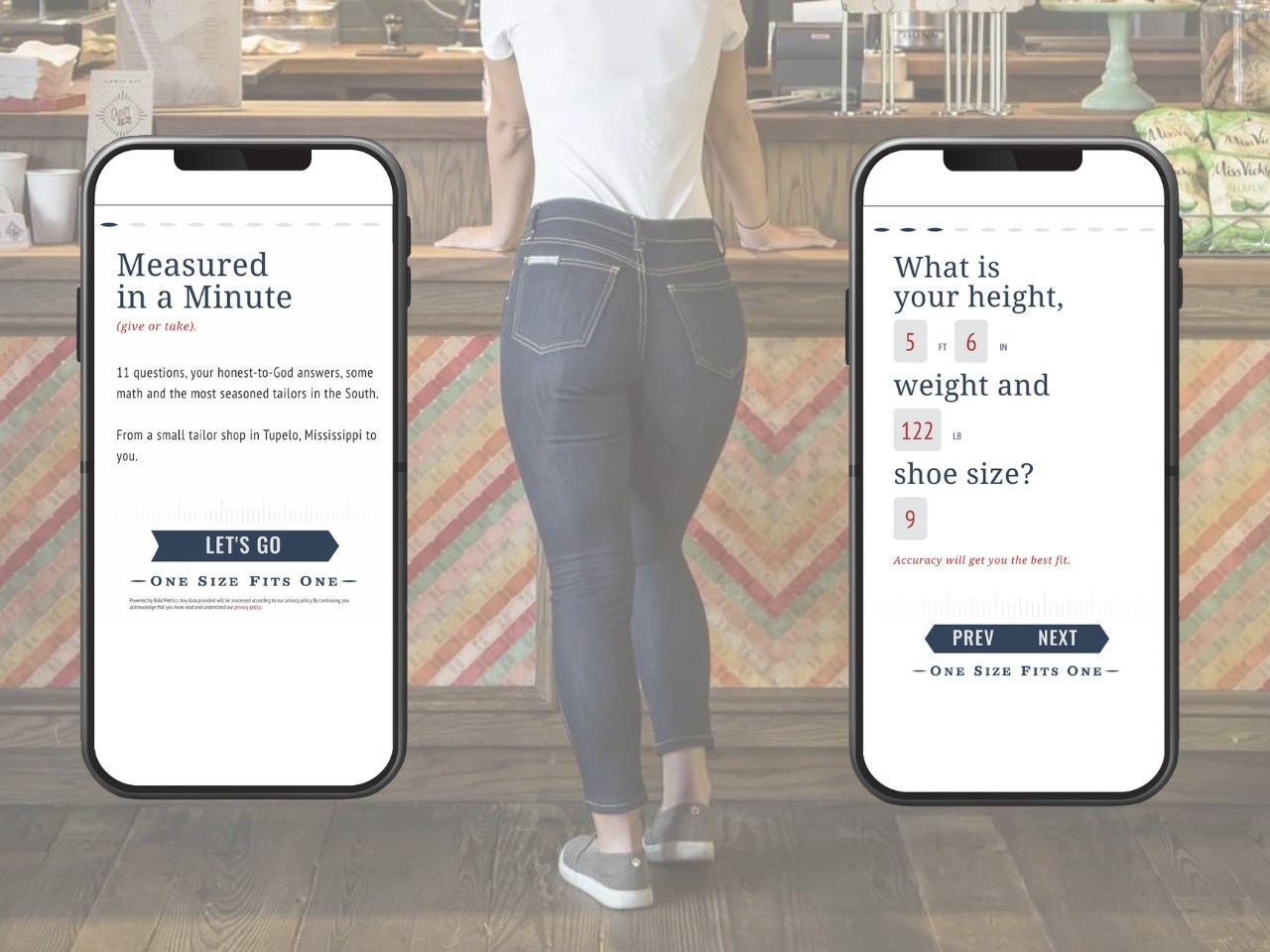 Blue Delta Jeans Co. and AI-powered body scanning company Bold Metrics launched a virtual fitting experience to help create custom denim jeans for customers without the need for in-person measuring or a time-consuming fit process.