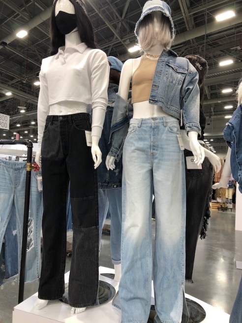 Denim brands at Magic are betting on flare fits.