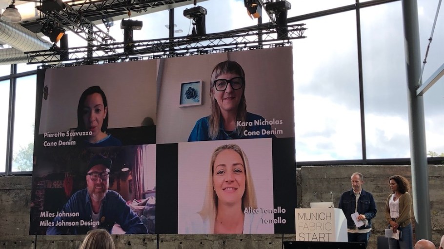 Lenzing’s Carved in Blue team honored the best in denim videos at Bluezone in Munich.
