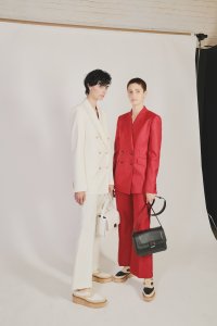 Backstage at Gabriela Hearst RTW Spring 2022