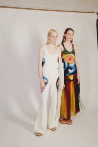 Backstage at Gabriela Hearst RTW Spring 2022