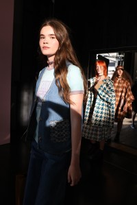 Backstage at Coach RTW Spring 2022