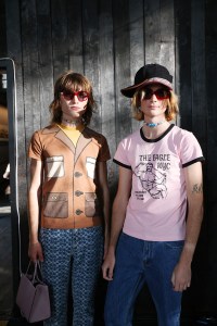 Backstage at Coach RTW Spring 2022