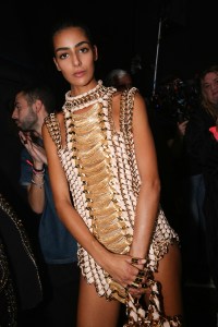 Backstage at Balmain RTW Spring 2022