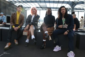 Eric Nam, Lolo Zouai? in the front row at Coach  RTW Spring 2022