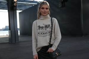 in the front row at Coach  RTW Spring 2022