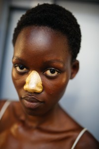 Backstage at Kenneth Ize RTW Spring 2022