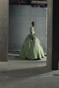 Backstage at Edward Crutchley RTW Spring 2022
