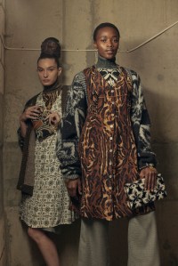 Backstage at Edward Crutchley RTW Spring 2022