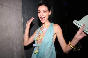 Backstage at Emporio Armani RTW Spring 2022