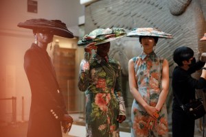 Backstage at Erdem RTW Spring 2022