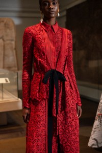 Backstage at Erdem RTW Spring 2022