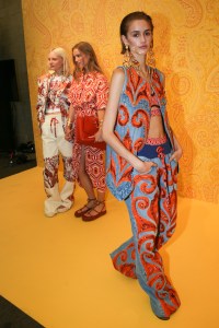 Backstage at Etro RTW Spring 2022
