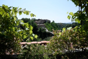 The scene at Il Borro estate.