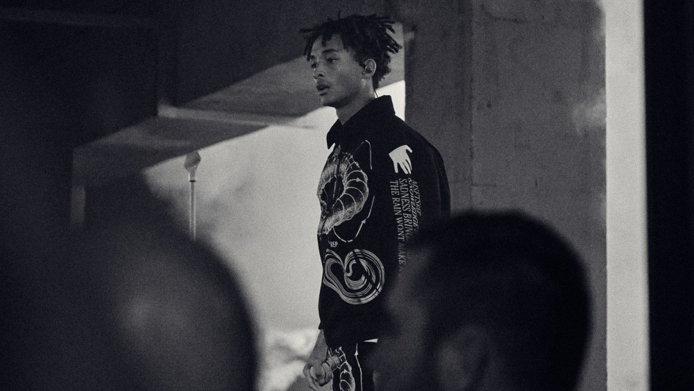 Jeden Smith performing at Selfridges