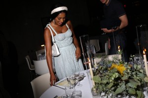 Savannah Smith attends the Jonathan Simkhai dinner party at Public in New York on September 11, 2021.