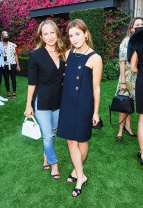 Jen Meyer and Jamie Mizrahi attend the Louis Vuitton cocktail reception at Goya Studios in Hollywood, California on September 8, 2021.