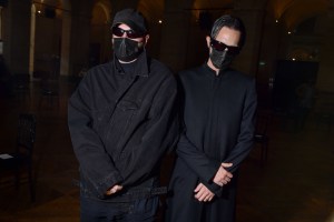 Front row at Raf Simons RTW Spring 2022