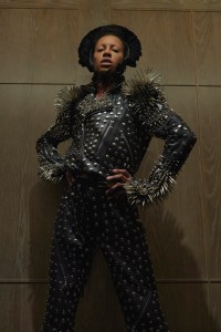 Backstage at Richard Quinn RTW Spring 2022