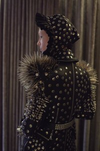 Backstage at Richard Quinn RTW Spring 2022
