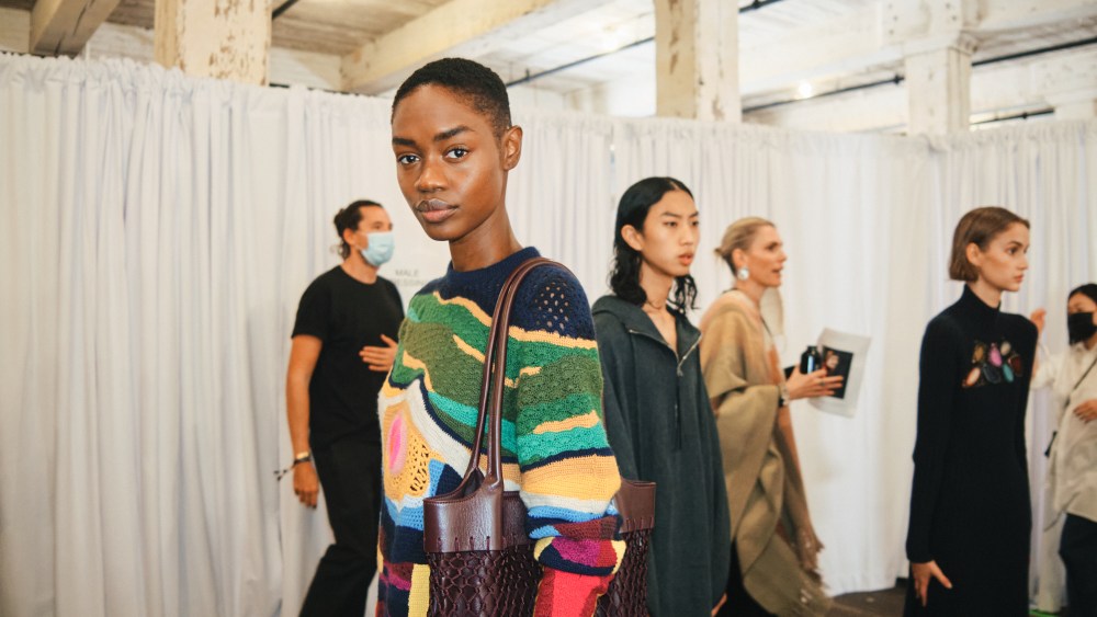 Backstage at Gabriela Hearst RTW Spring 2022