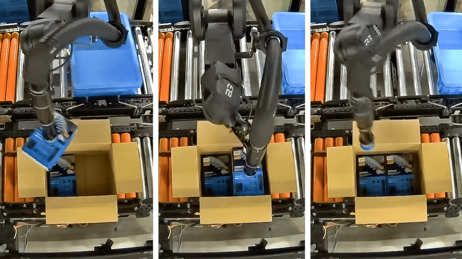 Berkshire Grey's recently launched RPP solution autonomously picks and packs items densely into a shipping box.