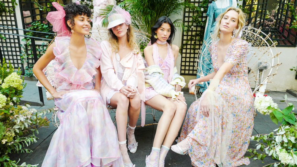 Models in the spring 2022 collection.