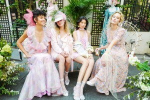 Models in the spring 2022 collection.