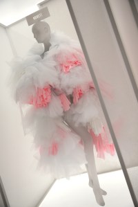 “Naïveté,” as evidenced by this pink and white ensemble from Vaquera’s spring 2021 line.