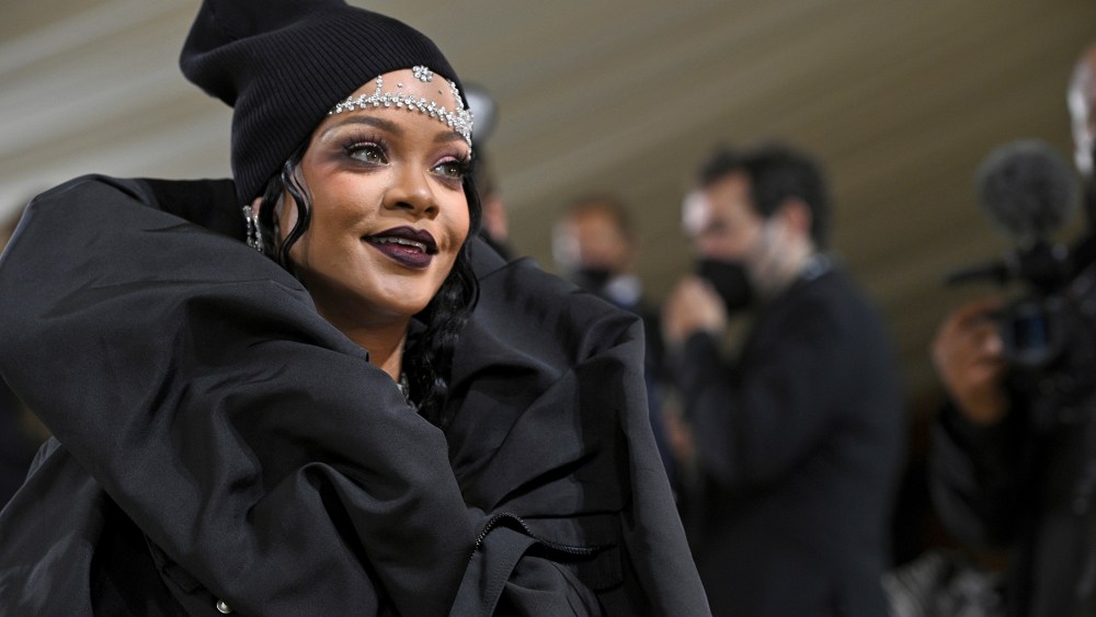2021 Met Gala: Rihanna in Balenciaga on the Red Carpet