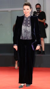 Olivia Colman attends the red carpet of the movie "The Lost Daughter" during the 78th Venice International Film Festival on September 03, 2021 in Venice, Italy. (Photo by Matteo Chinellato/NurPhoto via AP)