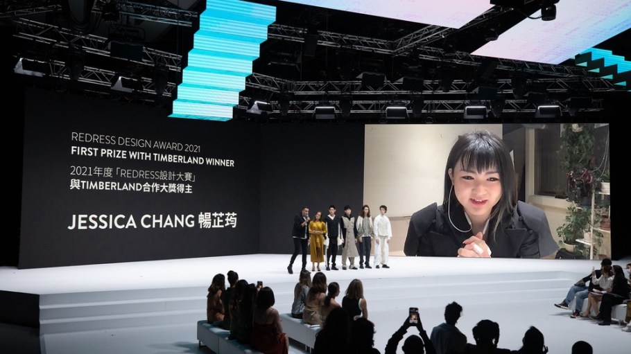The Timberland owner tapped emerging talent Jessica Chang to create a fashion capsule collection using zero-waste and upcycling techniques.