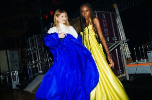 Backstage at AZ Factory RTW Spring 2022