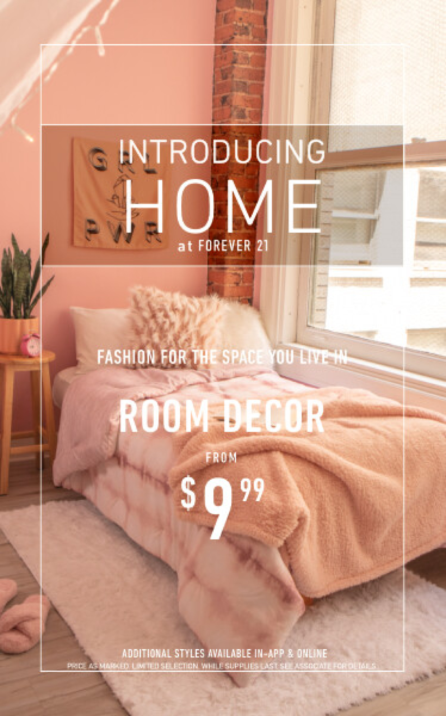 Fast-fashion chain Forever 21 is expanding from apparel and accessories to include home furnishings as it looks to grow its customer base.