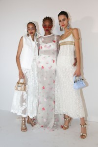 Backstage at Giambattista Valli RTW Spring 2022