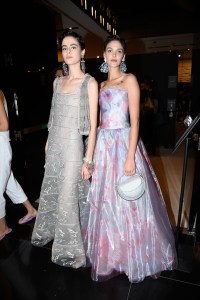 Backstage at Giorgio Armani RTW Spring 2022