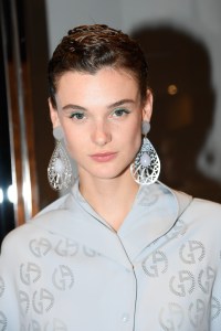 Backstage at Giorgio Armani RTW Spring 2022