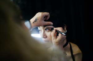 Backstage at Givenchy RTW Spring 2022