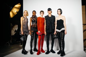 Backstage at Givenchy RTW Spring 2022