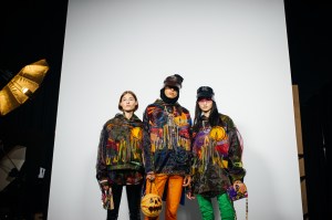Backstage at Givenchy RTW Spring 2022