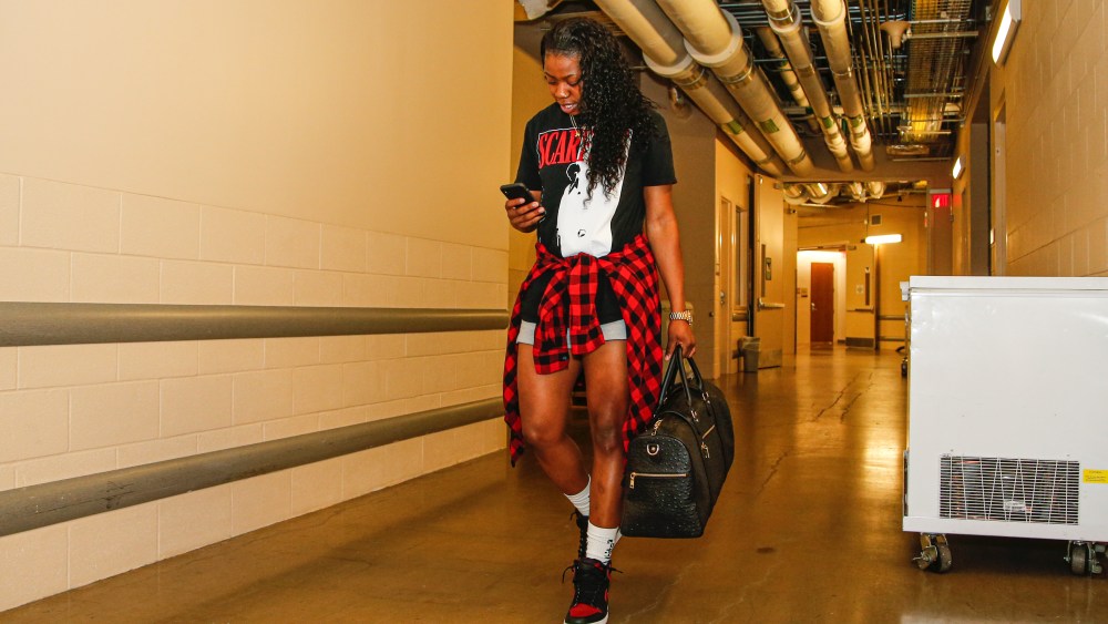 Dallas Wings player Arike Ogunbowale