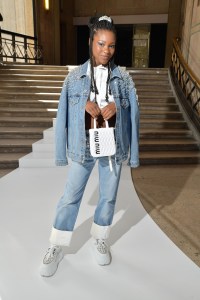 Front row at Miu Miu RTW Spring 2022
