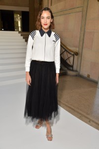 Front row at Miu Miu RTW Spring 2022