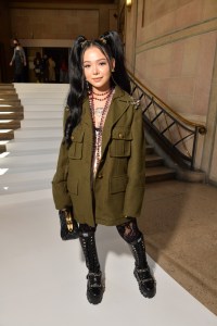 Front row at Miu Miu RTW Spring 2022